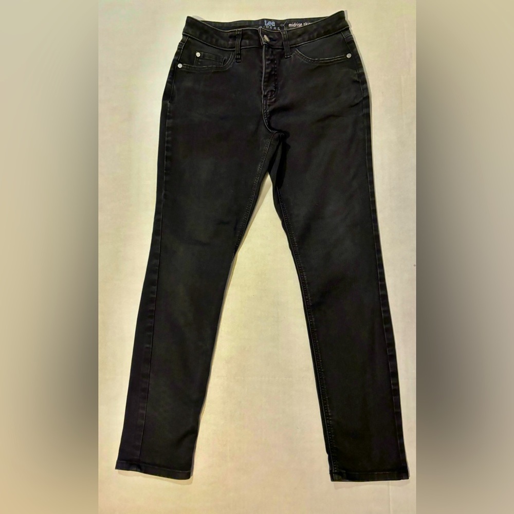 Lee Riders Mid Rise Skinny (6) Black